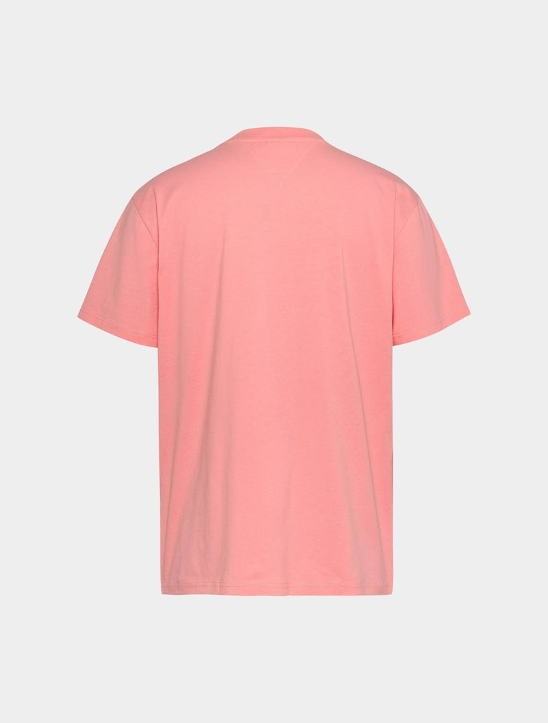 Tommy Jeans - Linear Logo T-Shit  - Pink
