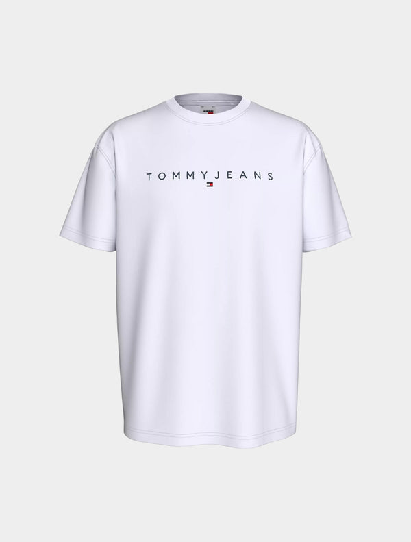 Tommy Jeans - Linear Logo T-Shit  - White