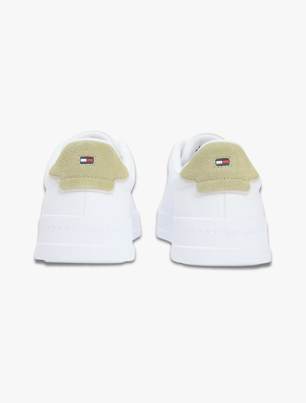 Tommy Jeans - Logo Court Leather Trainers - White