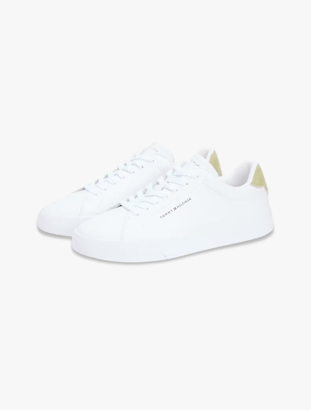 Tommy Jeans - Logo Court Leather Trainers - White