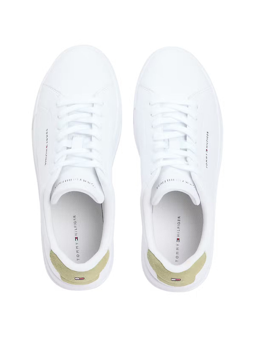 Tommy Jeans - Logo Court Leather Trainers - White