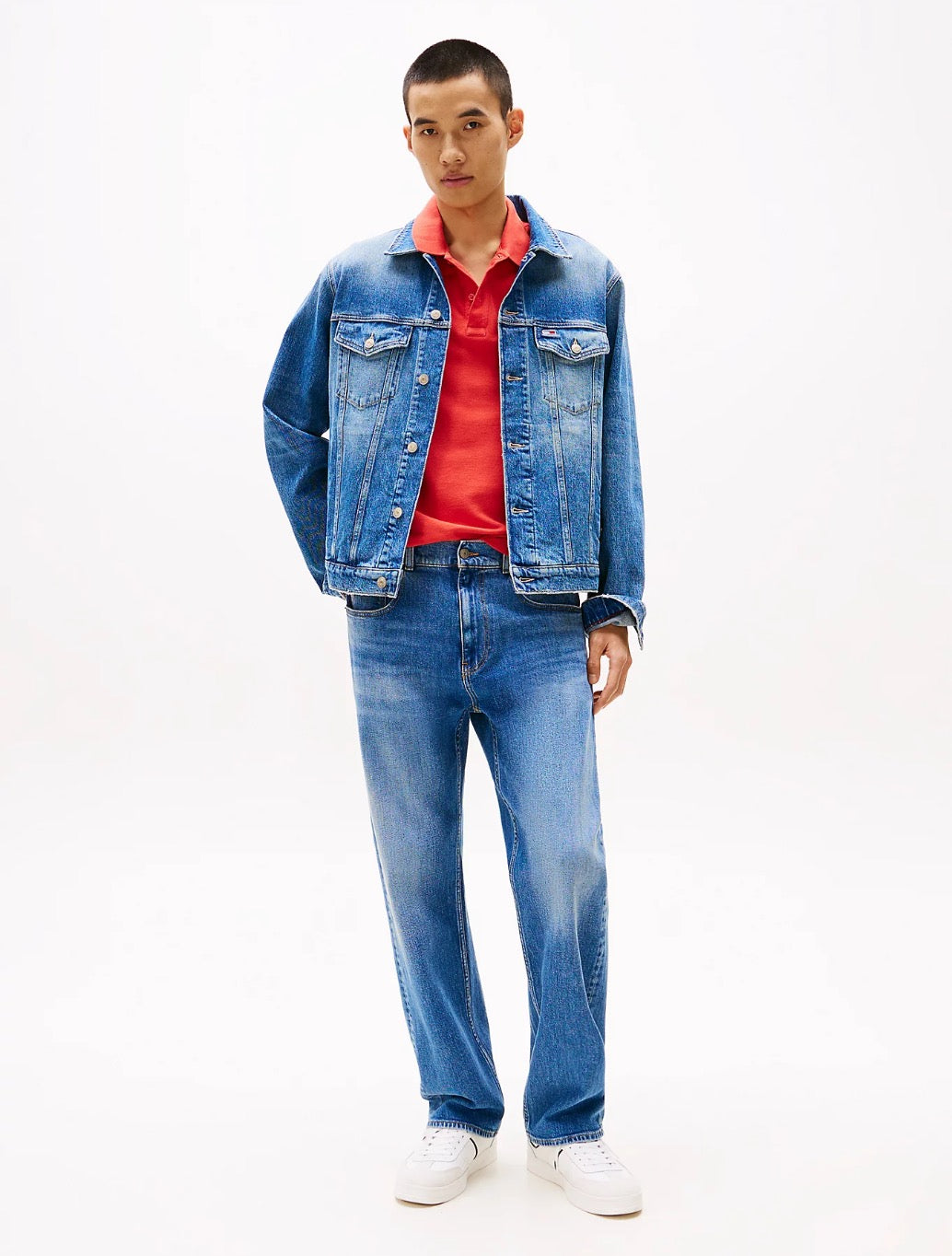 Tommy Jeans - Otis Faded Straight Leg Jeans - Denim Blue