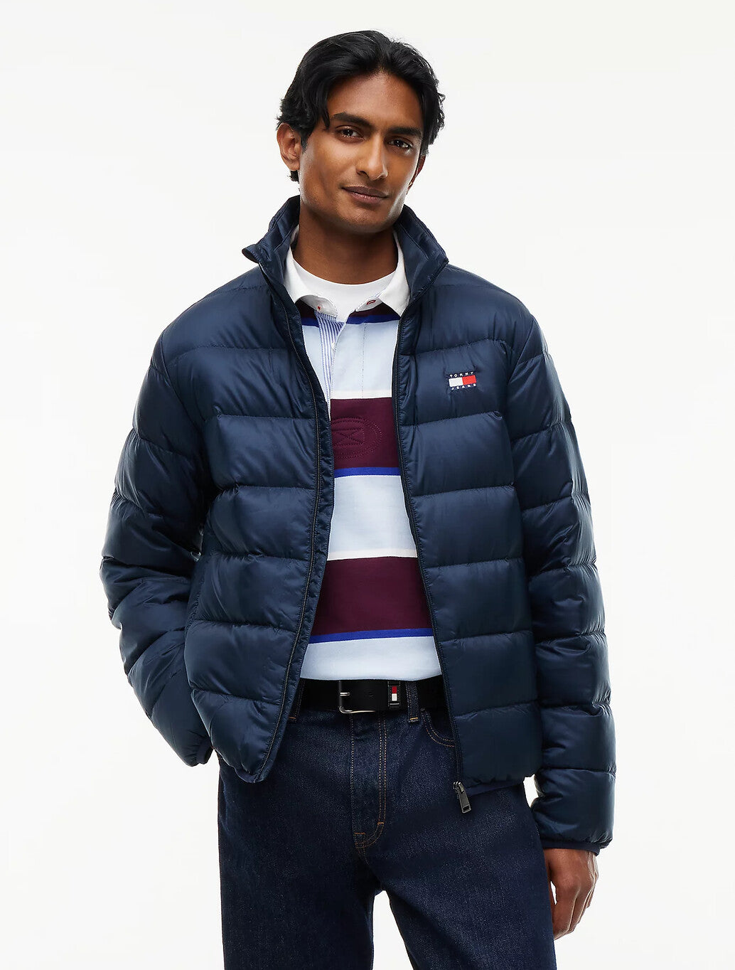 Tommy Jeans Packable Down Jacket in Dark Blue
