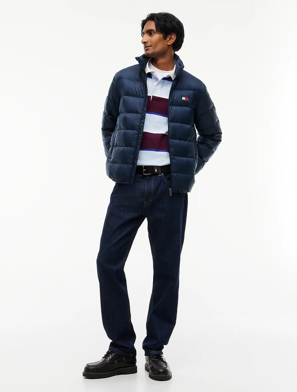 Tommy Jeans Packable Down Jacket in Dark Blue