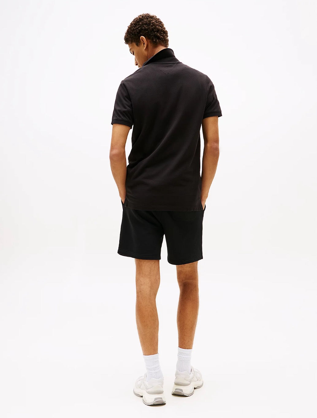 Tommy Jeans - Pure Cotton Slim Fit Polo Shirt - Black