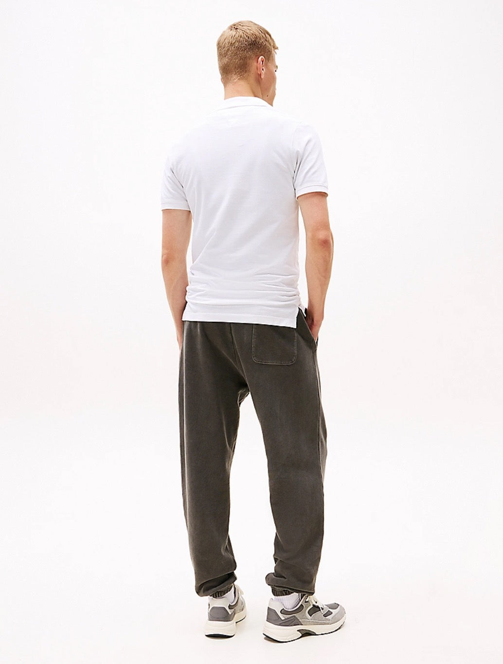 Tommy Jeans - Pure Cotton Slim Fit Polo Shirt - White