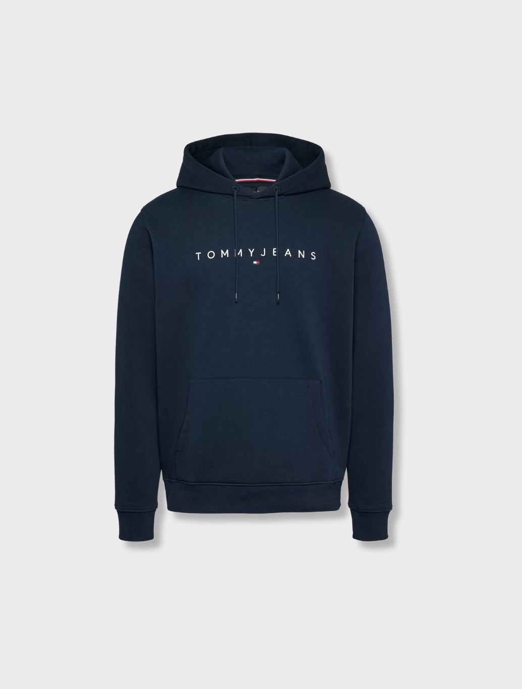 Tommy Jeans - Regular Linear Logo Hoodie - Navy