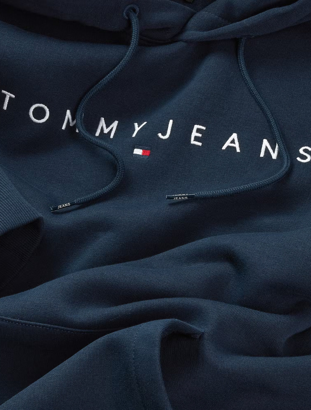 Tommy Jeans - Regular Linear Logo Hoodie - Navy