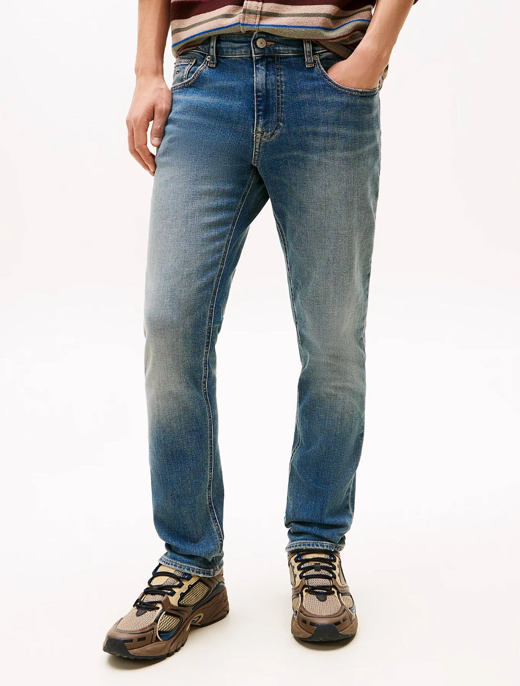 Tommy Jeans - New Scanton Slim Jean - Denim Dark Washed