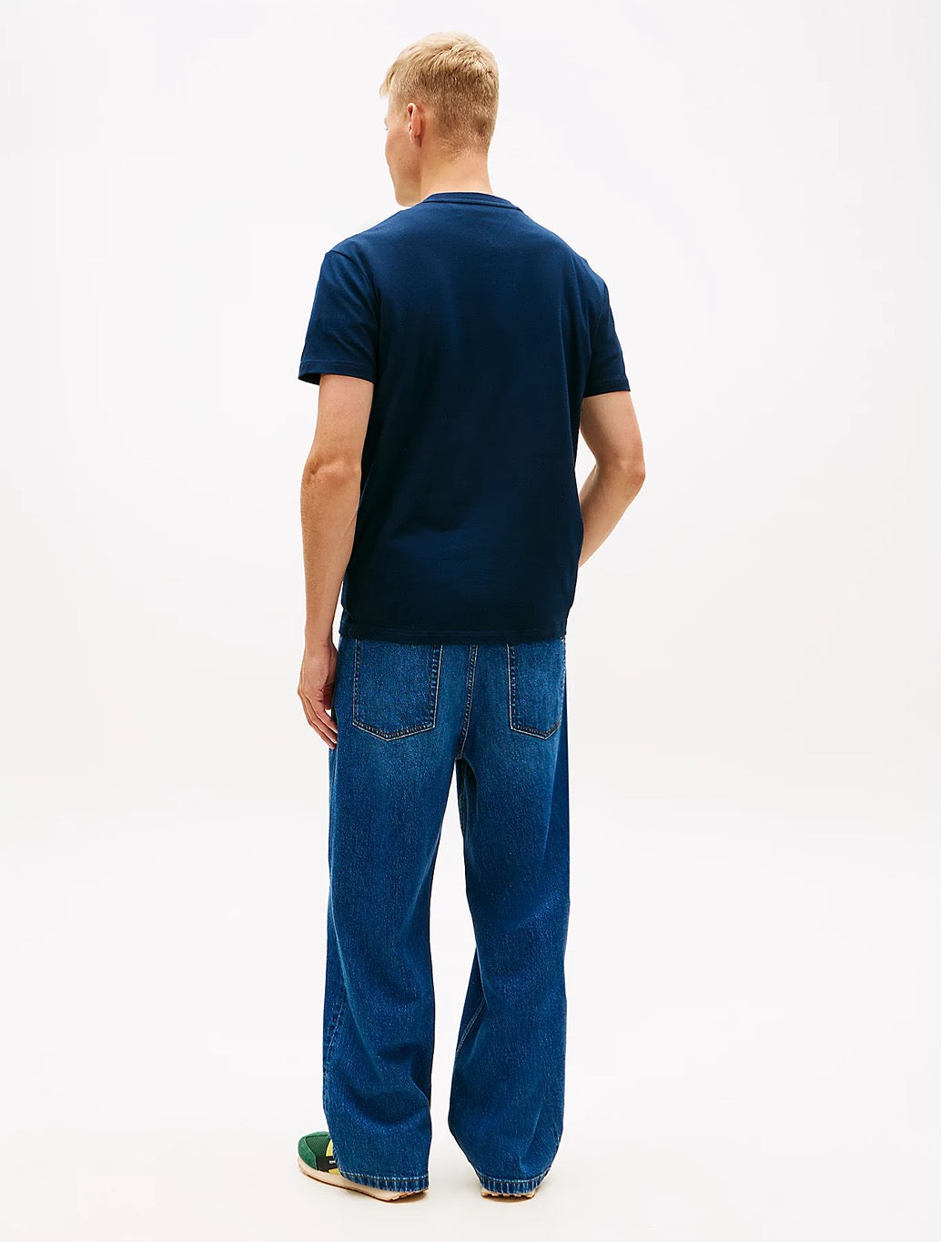 Tommy Jeans - Signature Logo Jersey T-Shirt - Navy