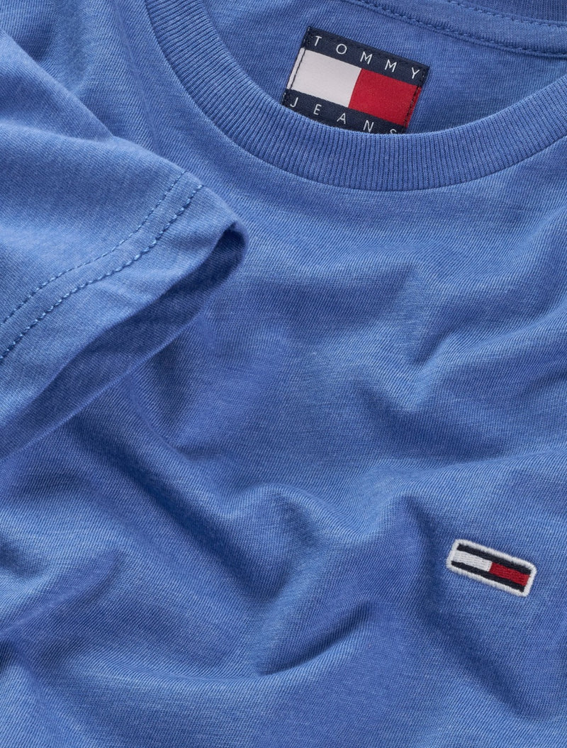 Tommy Jeans - Slim Jaspe Crew Neck T-Shirt - Blue