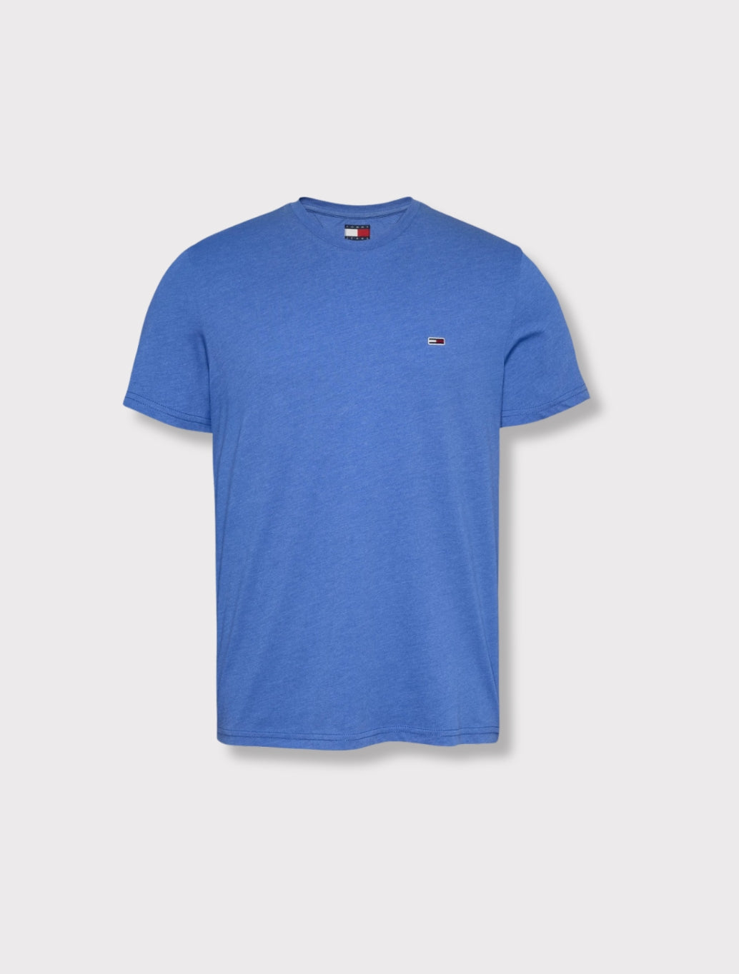 Tommy Jeans - Slim Jaspe Crew Neck T-Shirt - Blue