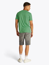 Tommy Jeans - Slim Jaspe Crew Neck T-Shirt - Green