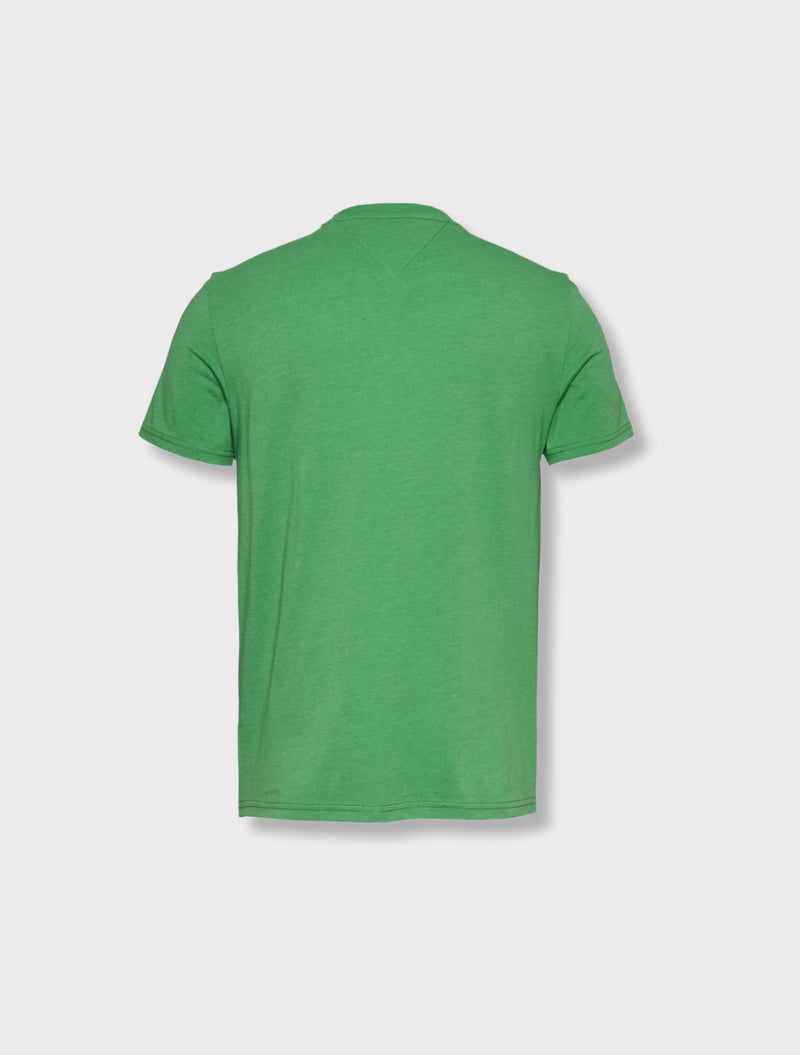Tommy Jeans - Slim Jaspe Crew Neck T-Shirt - Green