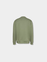 Tommy Jeans - Small Flag Crew Neck Sweatshirt - Light Khaki