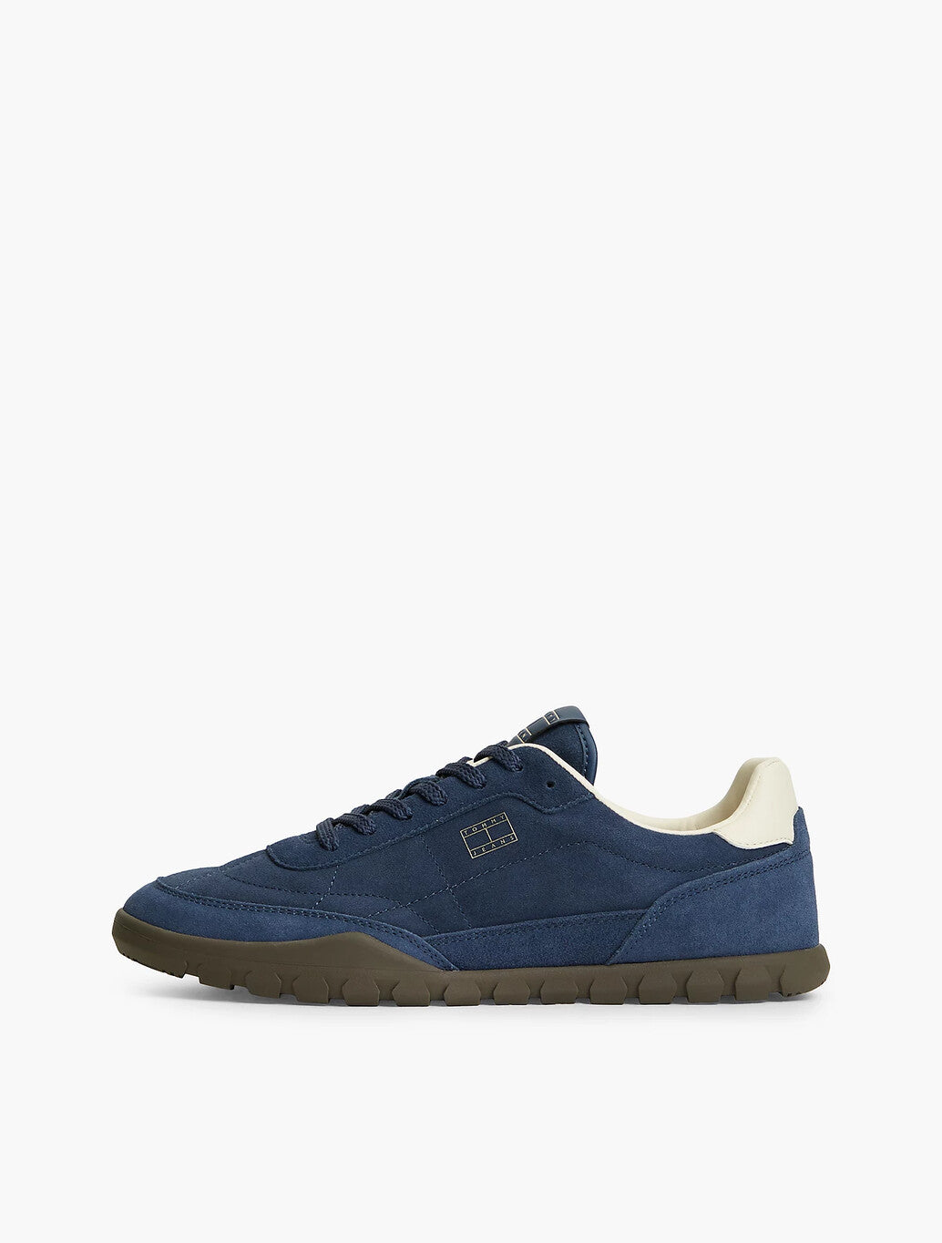 Tommy Jeans Suede Low Profile Trainers in Navy