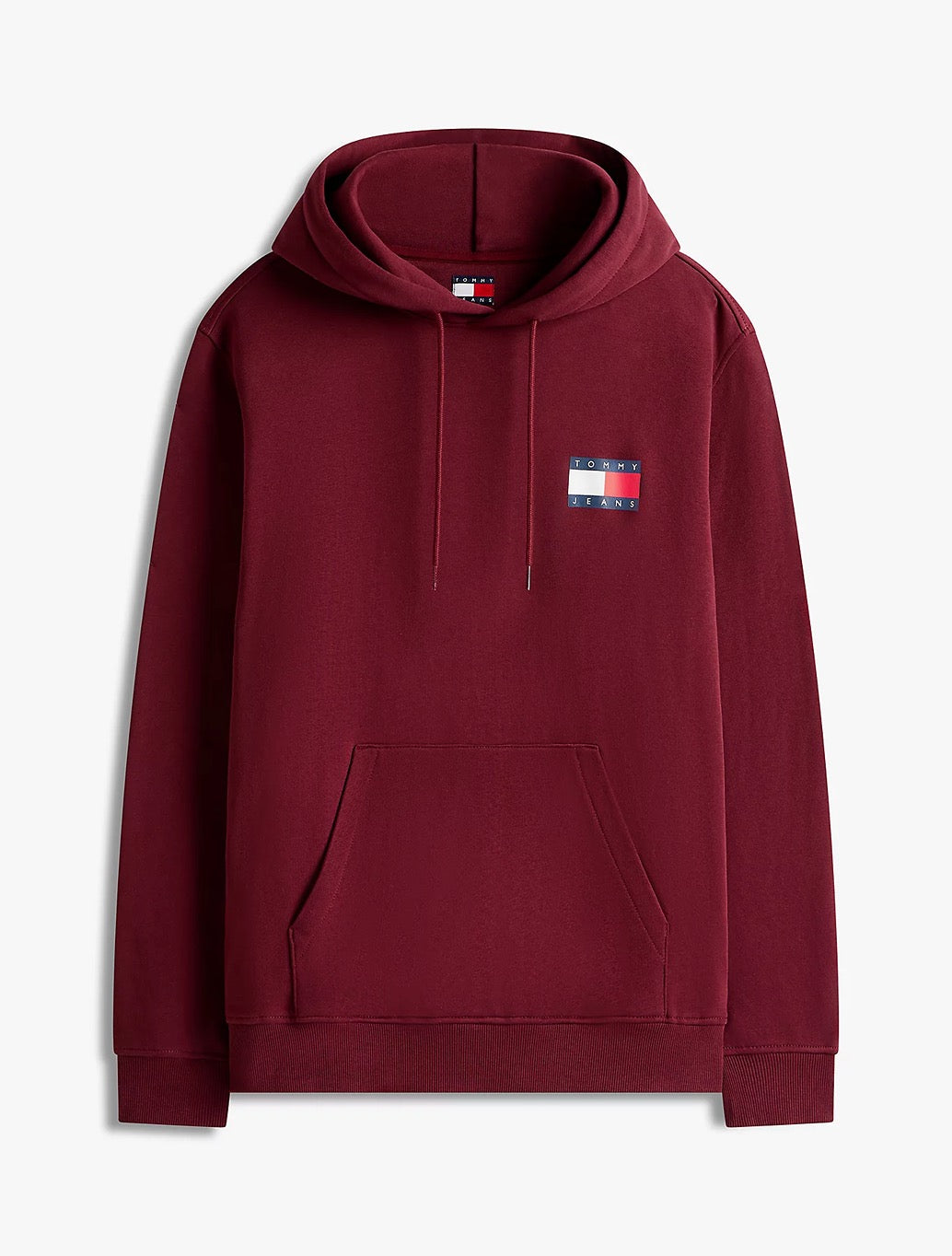 Tommy Jeans - Tommy Badge Terry Fleece Hoody - Wine