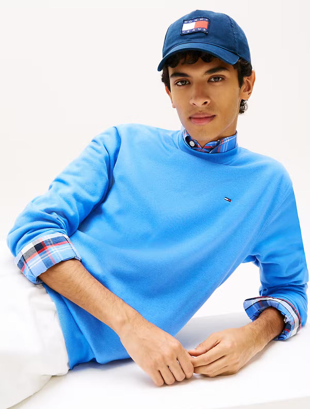 Tommy Jeans - Brushed Fleece Sweatshirt - Blue