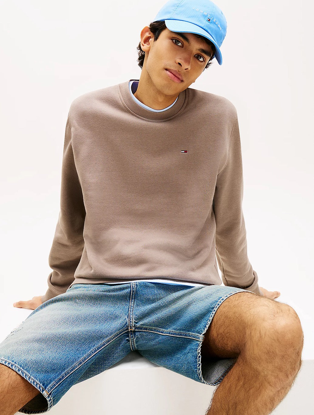 Tommy Jeans - Brushed Fleece Sweatshirt - Light Brown