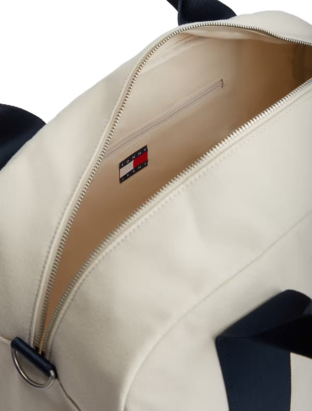 Tommy Jeans Varsity Duffel Bag in Beige