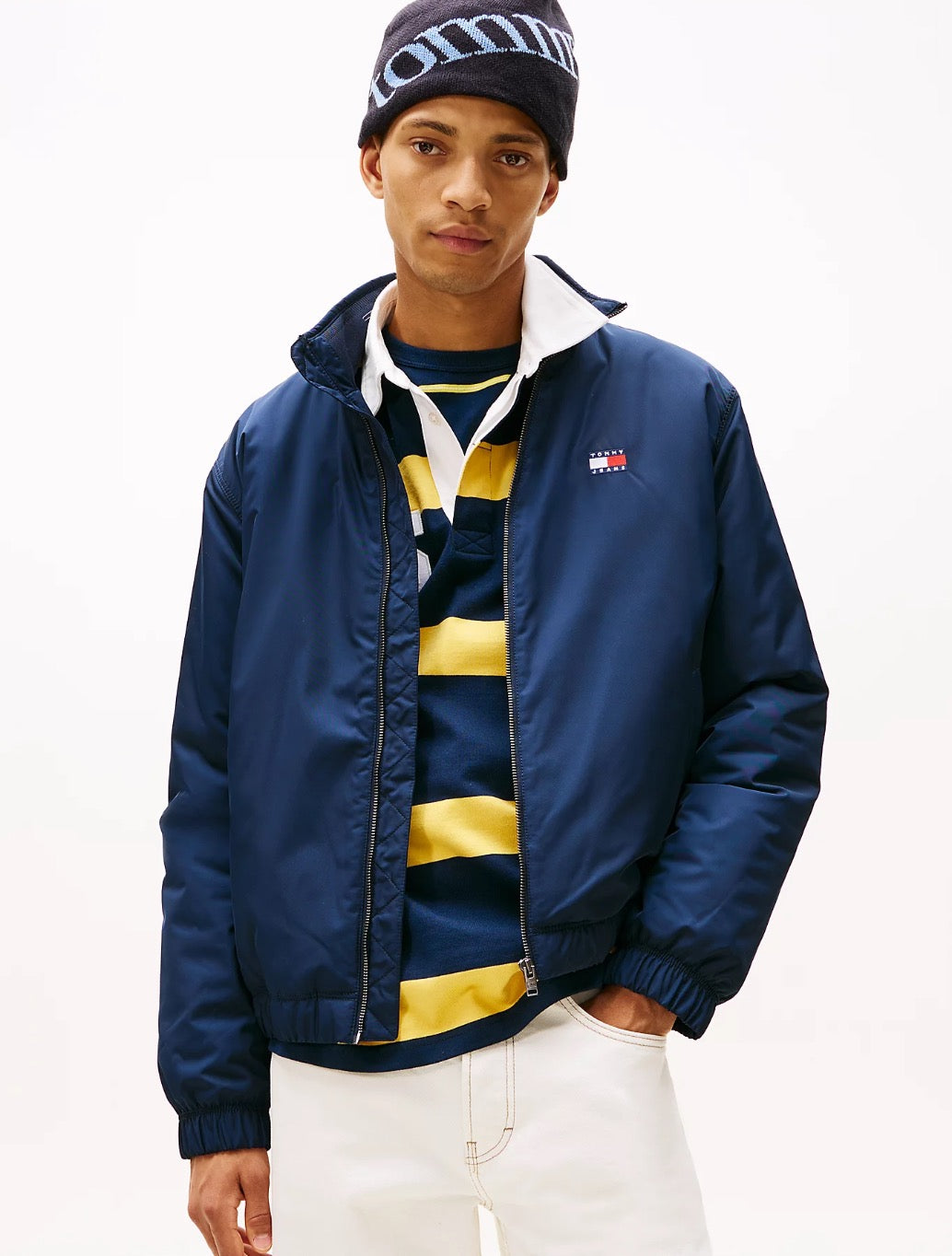 Tommy Jeans - Water Repellent Relaxed Padded Jacket - Navy