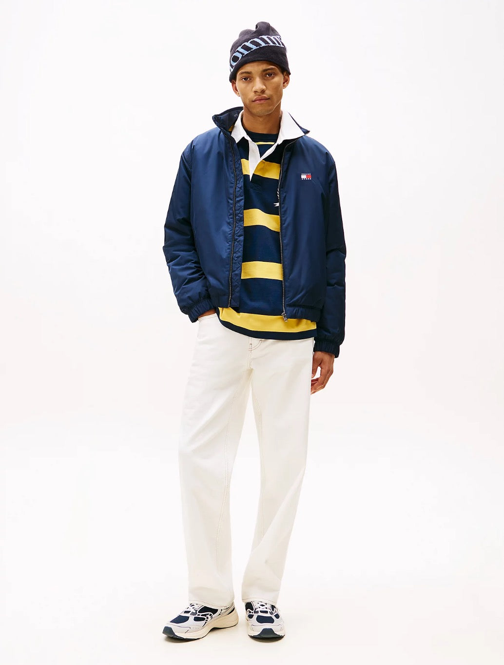 Tommy Jeans - Water Repellent Relaxed Padded Jacket - Navy