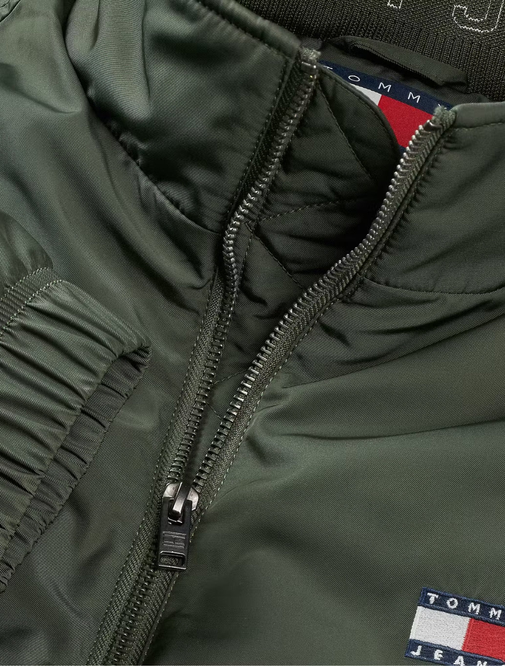 Tommy Jeans - Water Repellent Relaxed Padded Jacket - Khaki