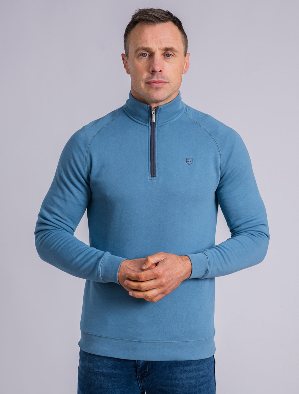 XV Kings Falcons Zip Sweatshirt in Blue