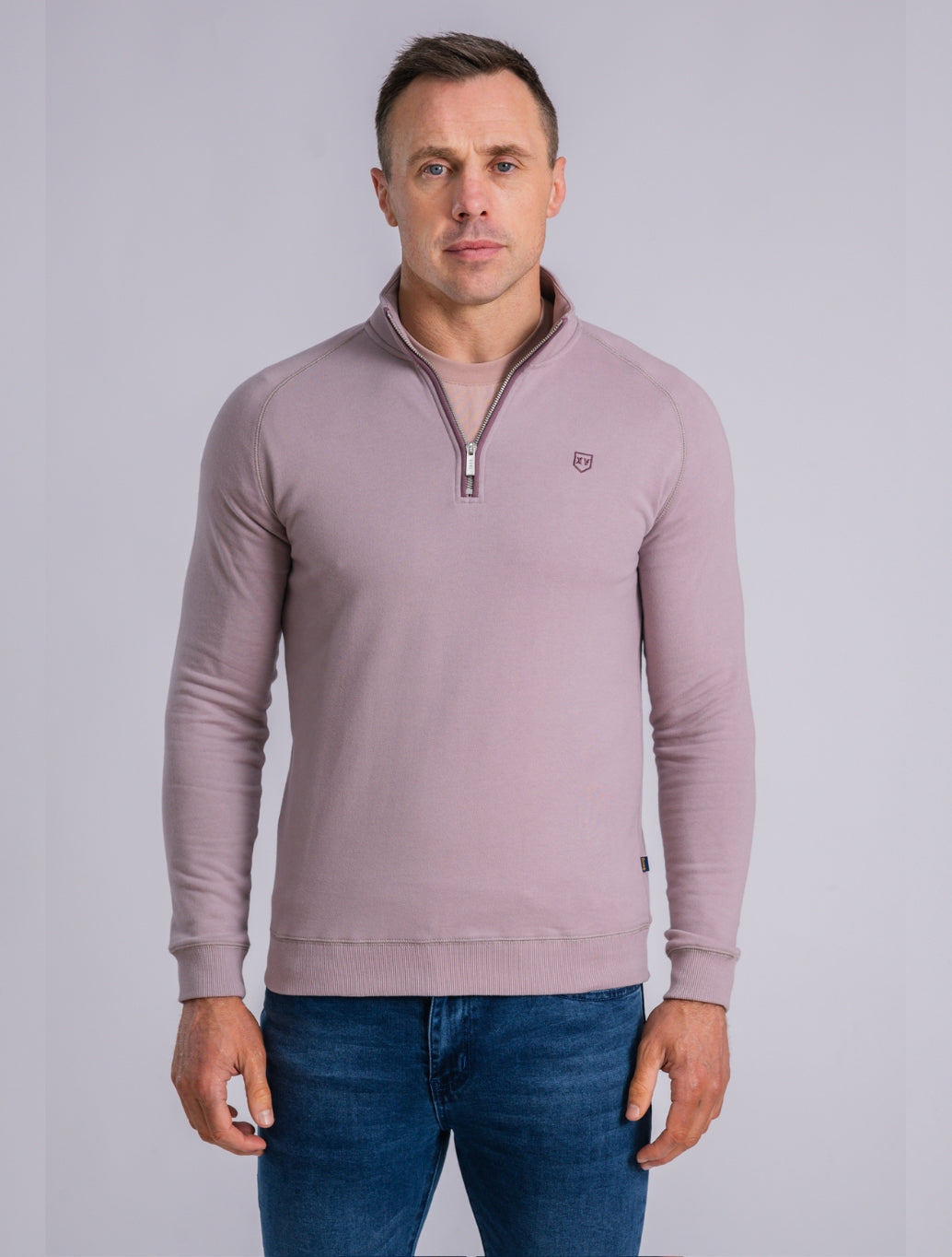 XV Kings Falcons Zip Sweatshirt in Light Purple