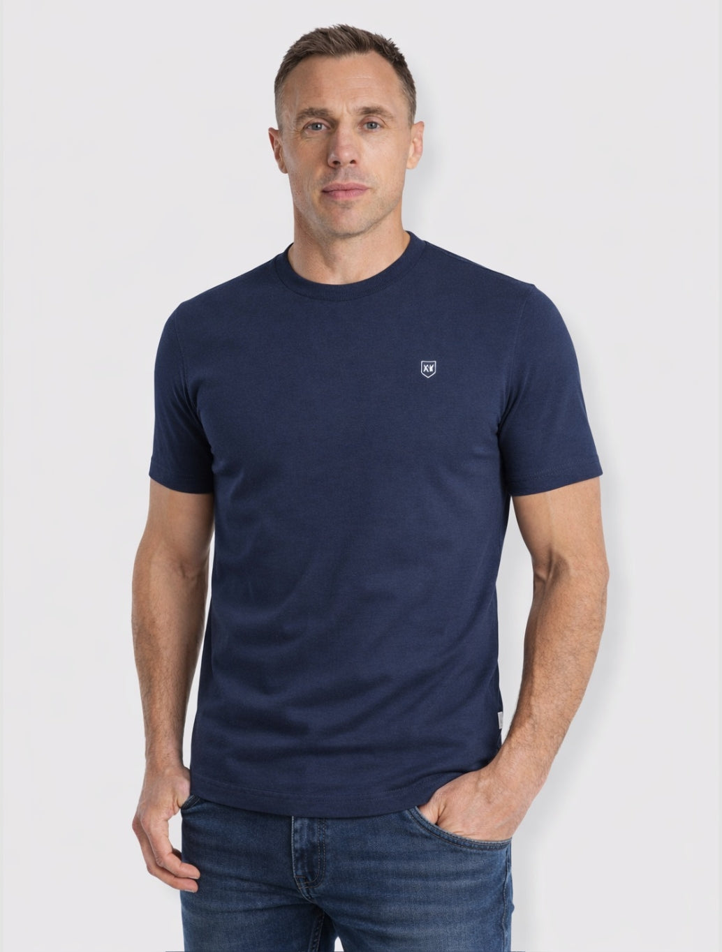 XV Kings Jafar Slim Fit T-Shirt in Navy