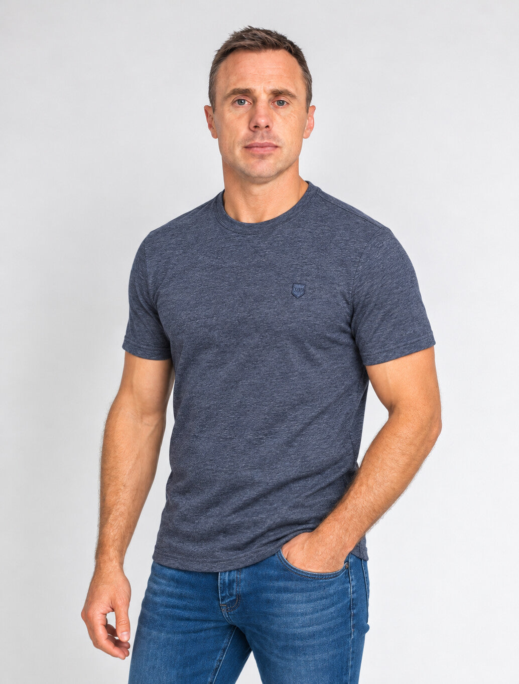 XV Kings Jeffrey T-Shirt in Admiral Pixel