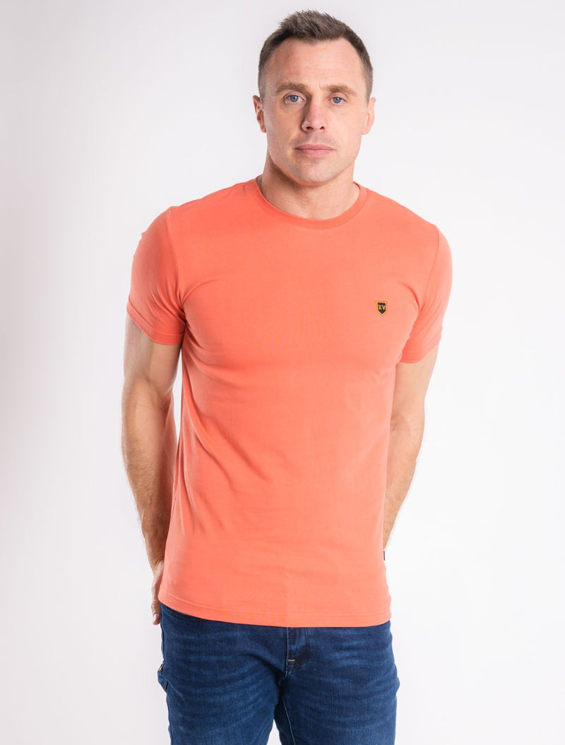 XV Kings - Kiama Plain Fitted T-Shirt - Orange