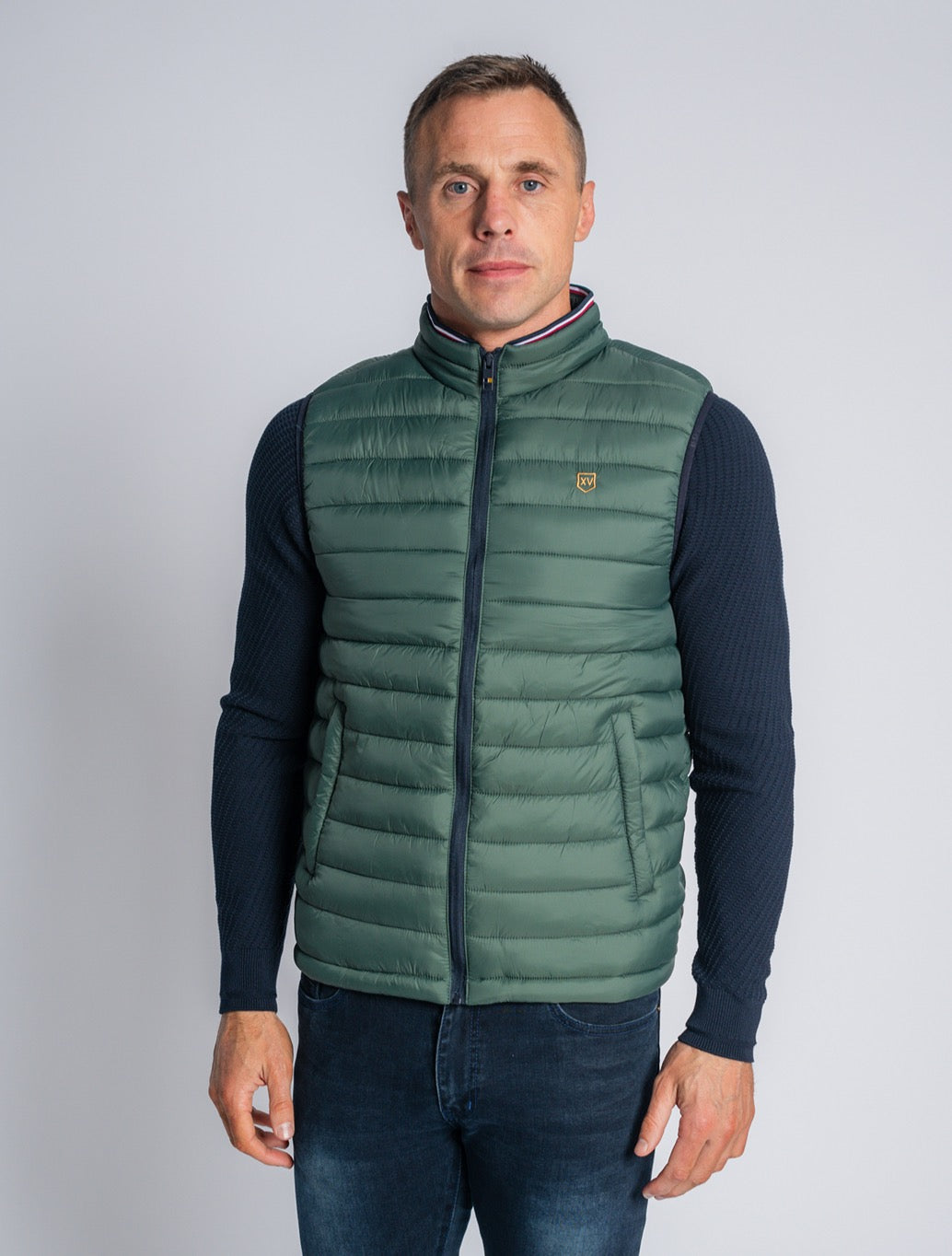 XV Kings - Newland Padded Gilet - Green