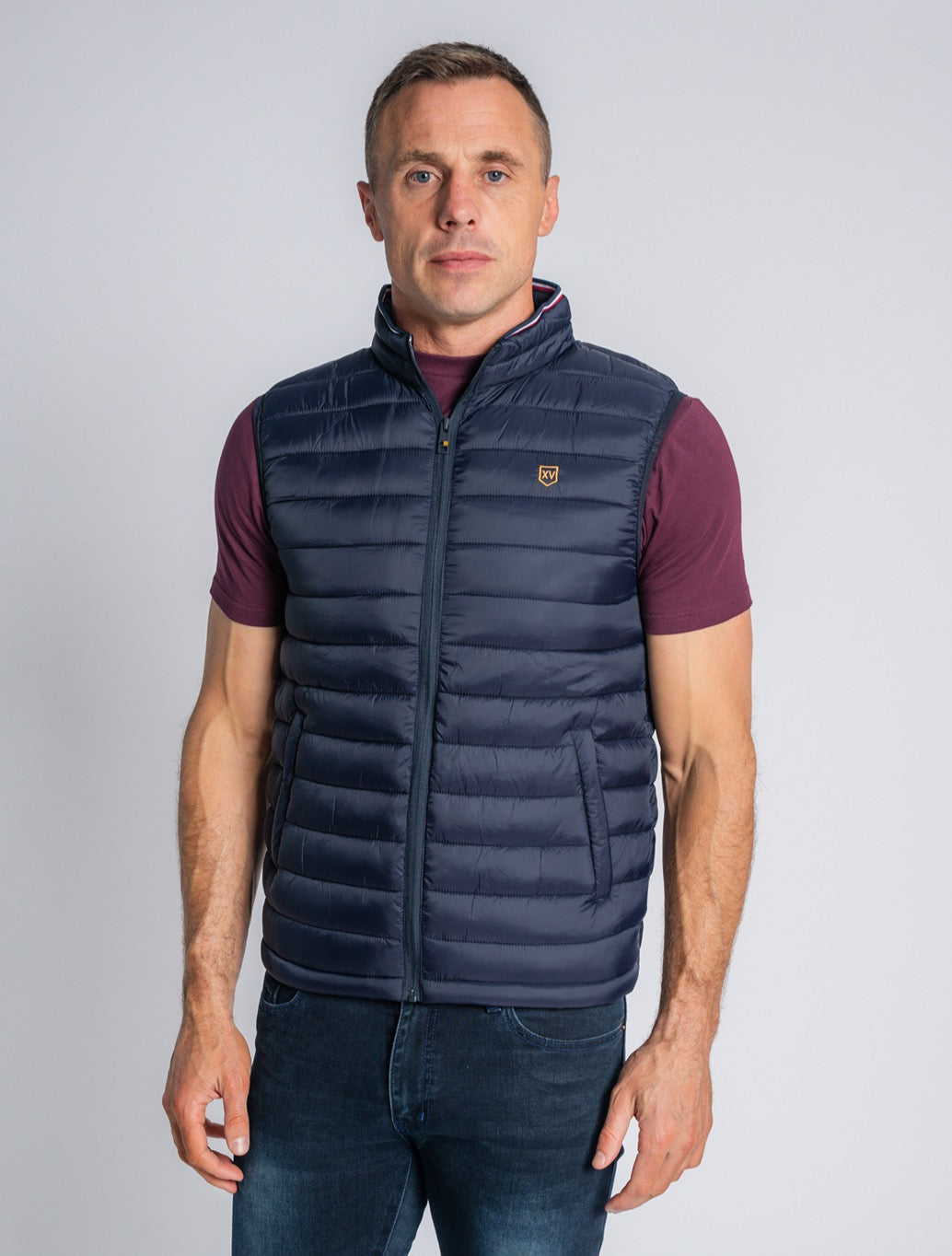 XV Kings - Newland Padded Gilet - Navy