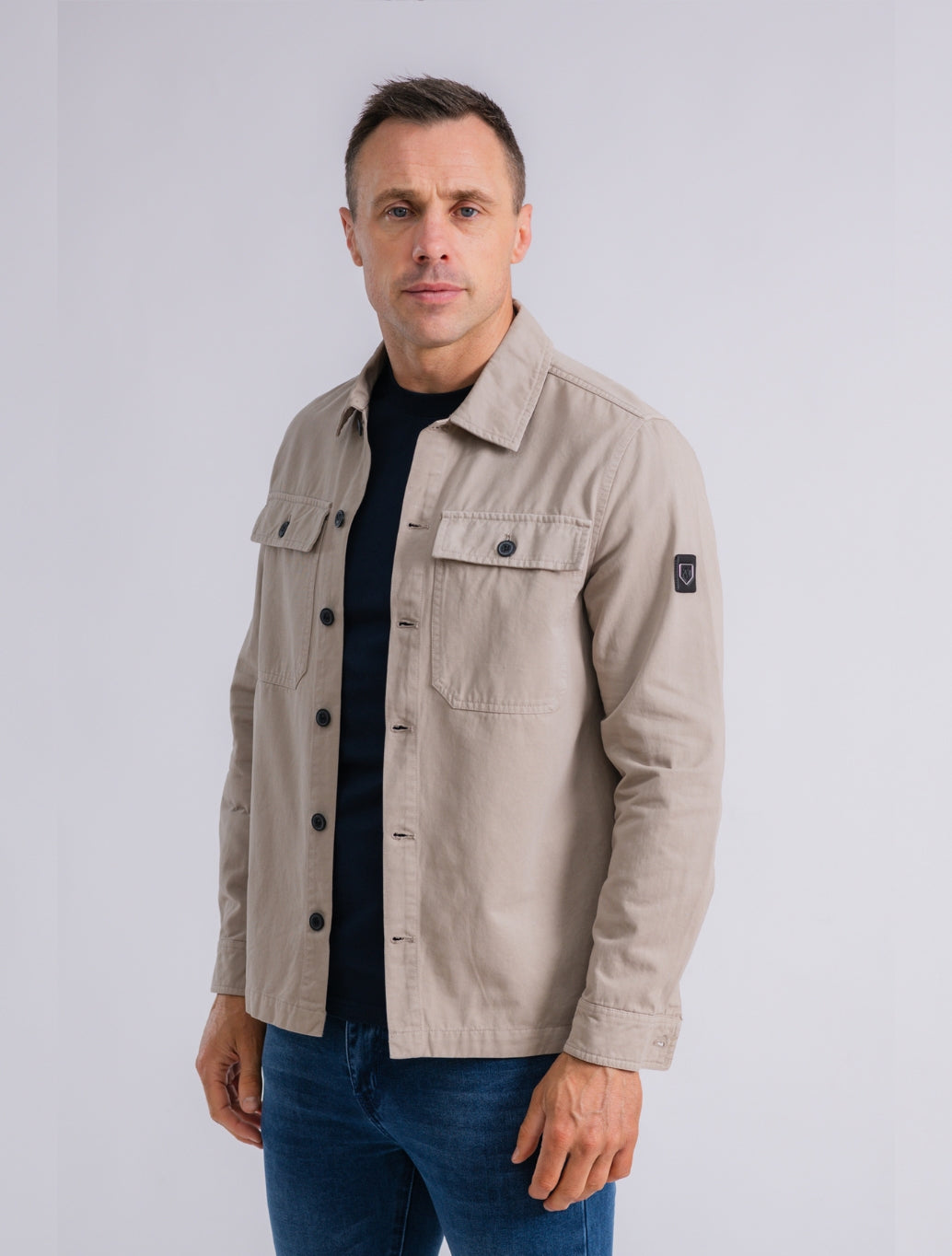 XV Kings Northlakes Overshirt in Beige