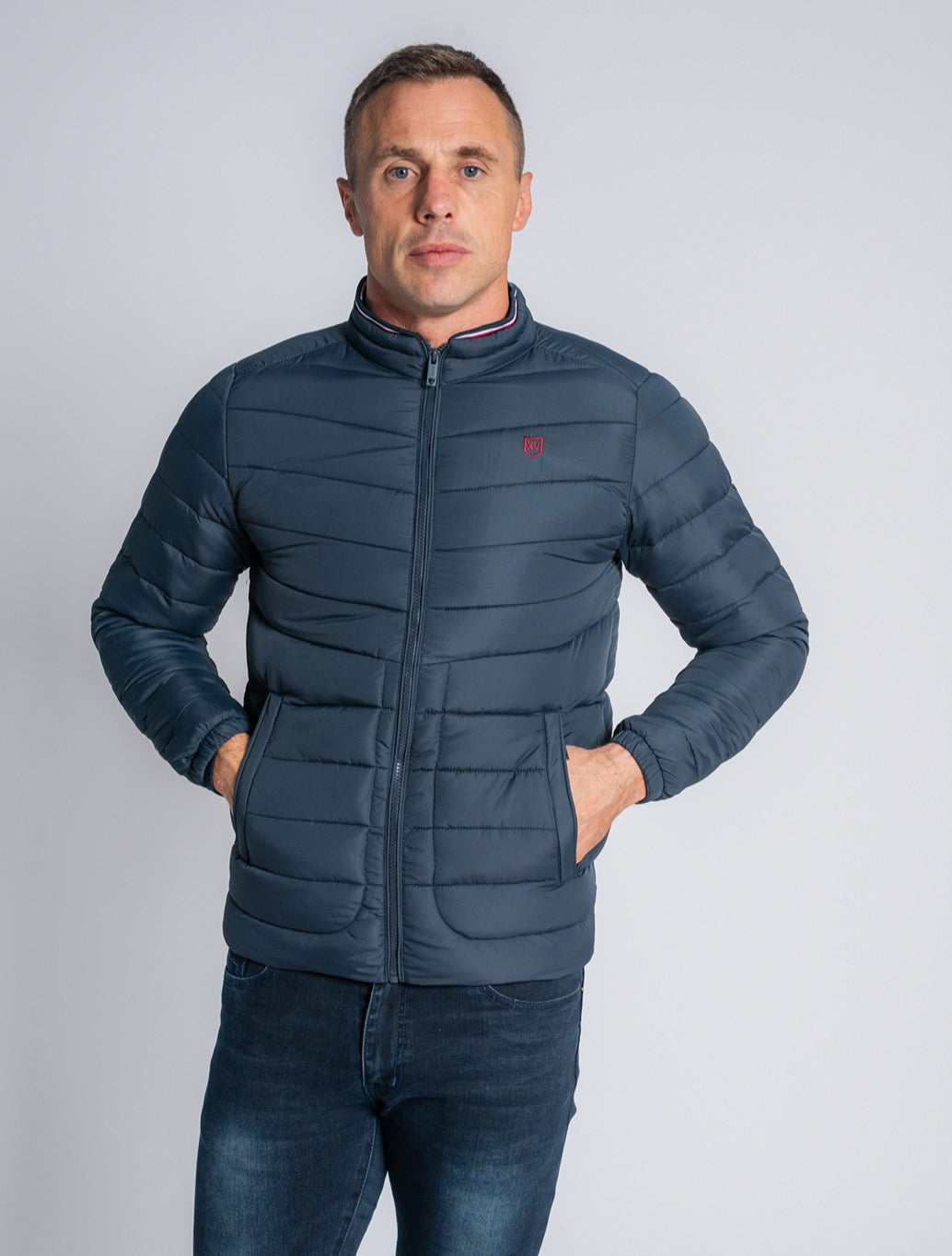 XV Kings - Sydenham Quilted Jacket - Navy