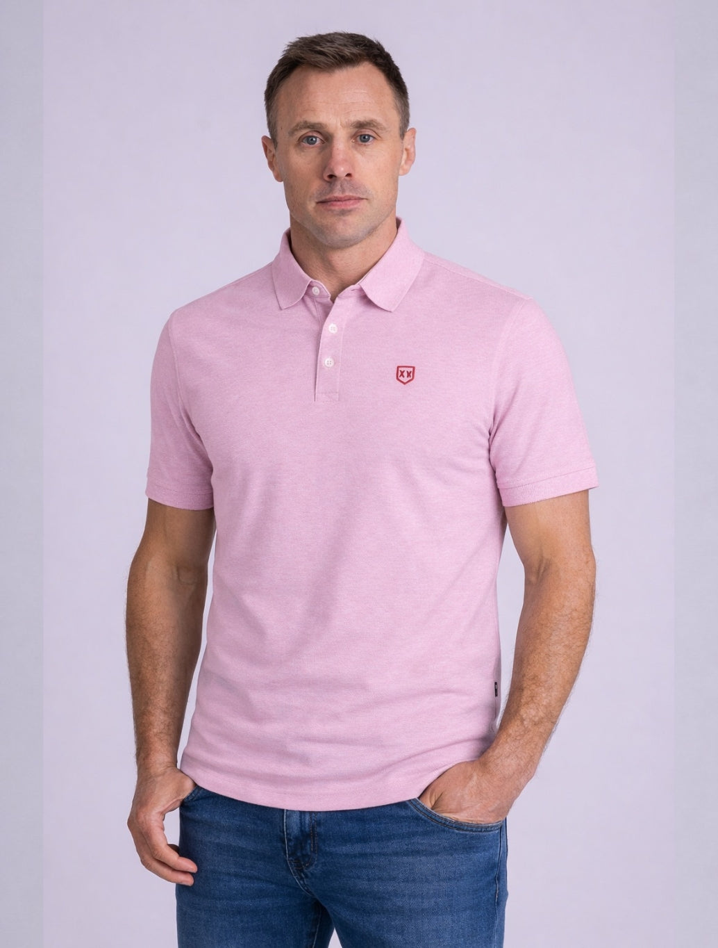 XV Kings Tiger Polo Shirt in Pink