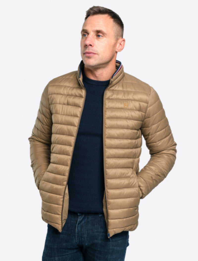 XV Kings – Wentworth Light Padded Jacket – Tan