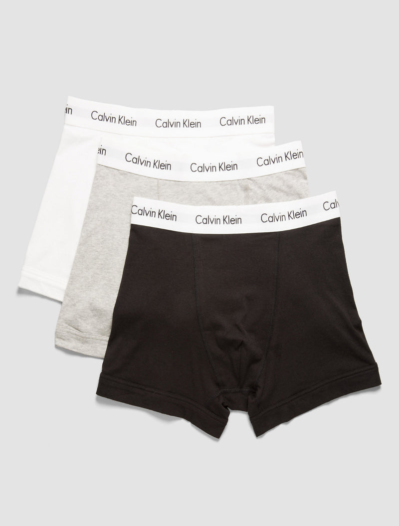 Calvin Klein - 3 Pack Trunks - Black/White/Grey