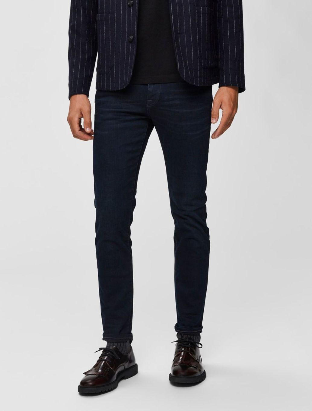 Selected Homme - Leon Slim Fit Jean - Denim Dark
