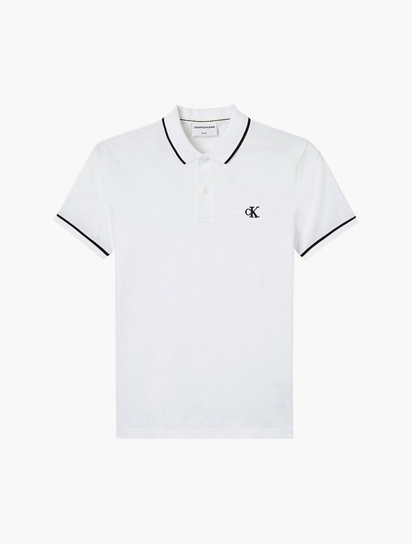 Calvin Klein - Slim Polo Shirt - White