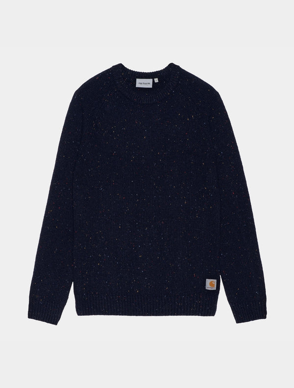 Carhartt - Anglistic Crew Knit - Navy