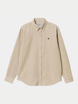 Carhartt WIP - L/S Madison Cord Shirt - Beige