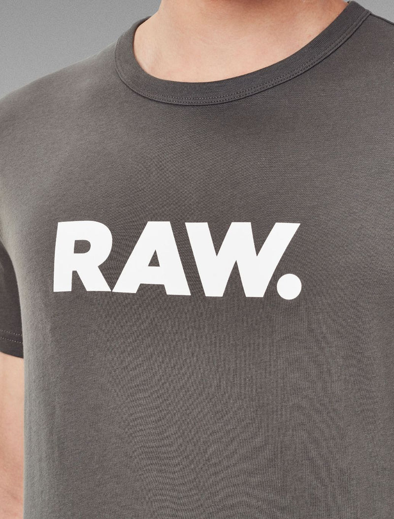 G-Star Raw - Holorn Raw Logo T-Shirt - Grey