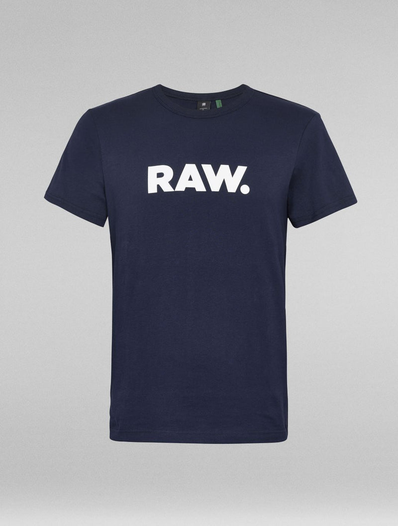 G-Star Raw - Holorn Raw Logo T-Shirt - Navy