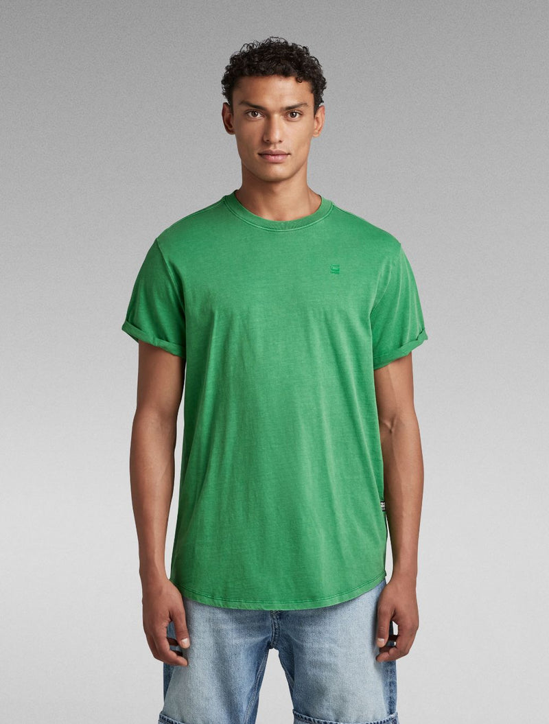 G-Star Raw - Lash Hem Sleeve T-Shirt - Green