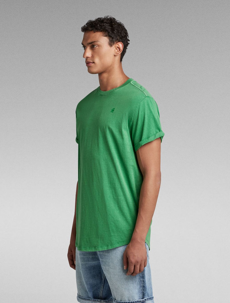 G-Star Raw - Lash Hem Sleeve T-Shirt - Green