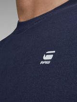 G-Star Raw - Lash Hem Sleeve T-Shirt - Navy