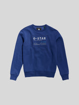 G-Star Raw - Originals Raw Sweatshirt - Petrol Blue