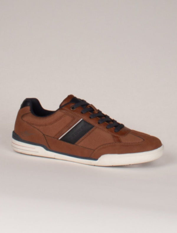 Tommy Bowe Shoe - Bennett Casual Trainers - Camel
